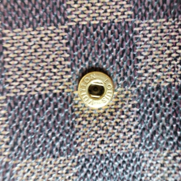 Authentic Louis Vuitton Vintage Damier Compact Tri-Fold Wallet Unisex Brown - Picture 8 of 16